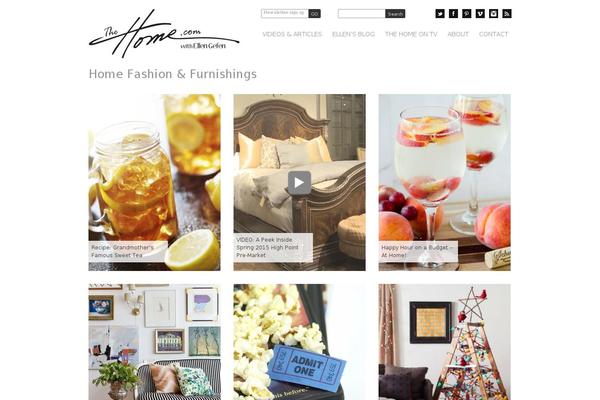 Vlog theme site design template sample