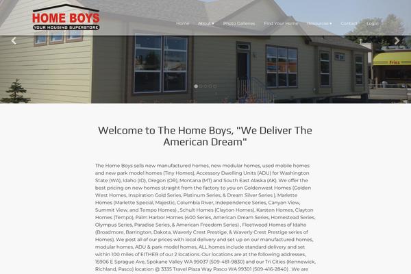 Cascade theme site design template sample