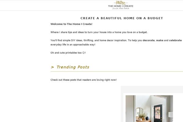 thehomeicreate.com site used Brunchpro-v442