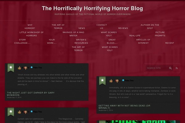 thehorrificallyhorrifyinghorrorblog.com site used Rising-blog