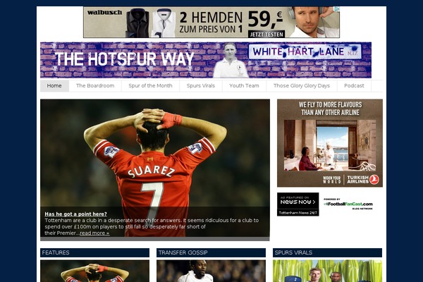 thehotspurway.com site used Snack-network