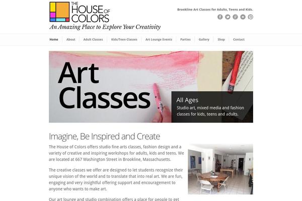 Modernize theme site design template sample