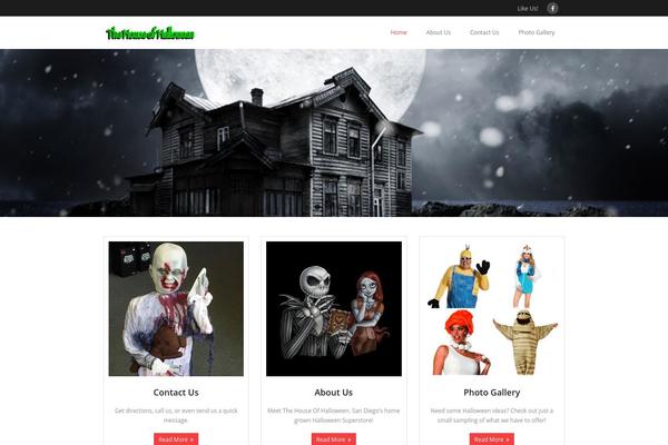 Pinnacle theme site design template sample