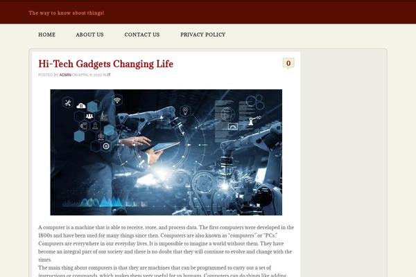 thehowknow.com site used Wppremium