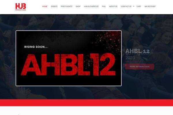 thehubproductions.com site used Eventmana