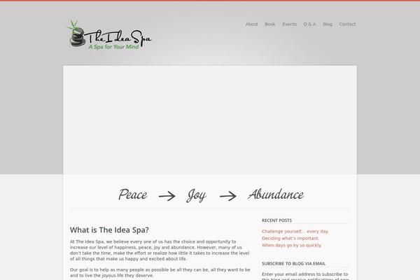 theideaspa.com site used Salutation