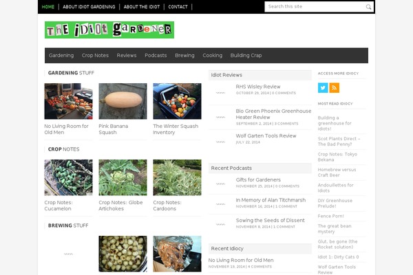 theidiotgardener.com site used Prefer