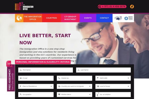 Tio theme site design template sample