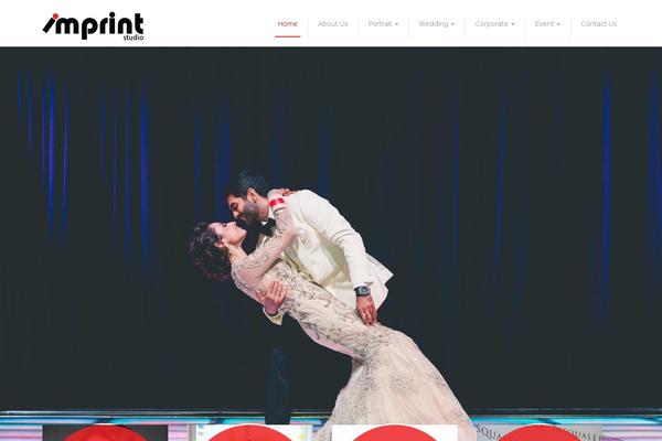 Imprint theme site design template sample