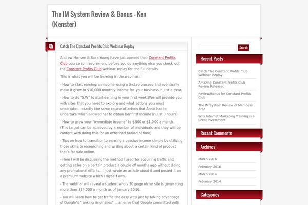 theimsystem.net site used Blogolife-pro-2013