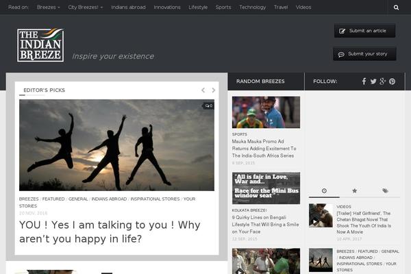 Site using Super Socializer plugin