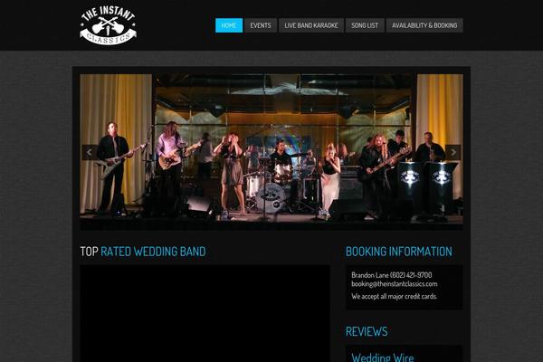 Tic theme site design template sample