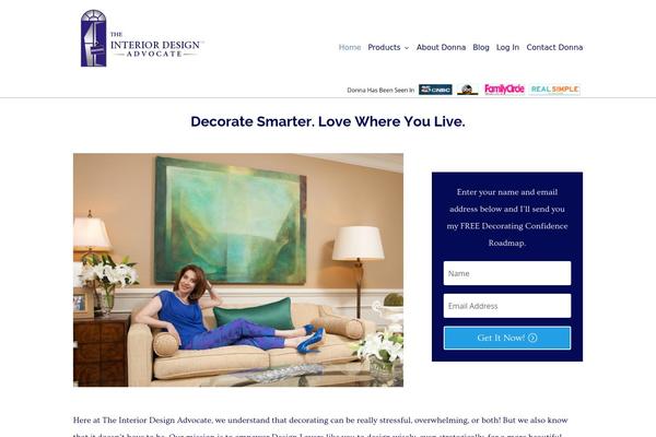 theinteriordesignadvocate.com site used Tida