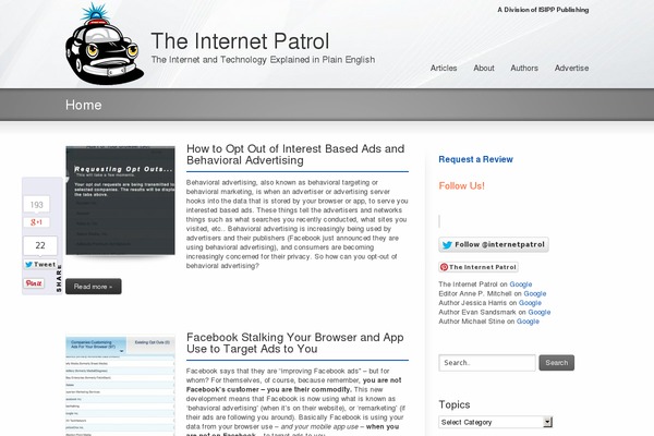 Site using Social-media-buttons-toolbar plugin