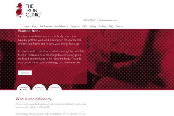 The7 Child theme site design template sample