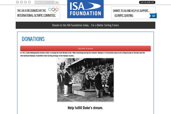 Isa theme site design template sample