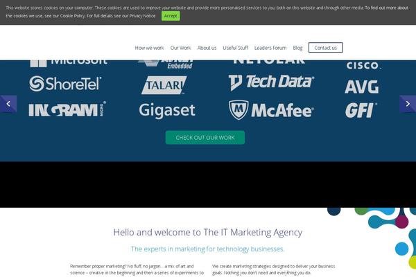 Salient theme site design template sample