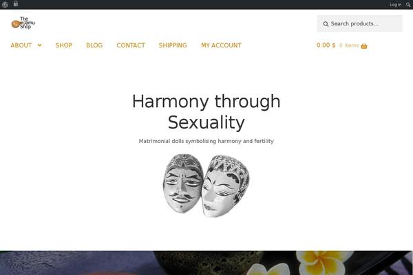Storefront theme site design template sample