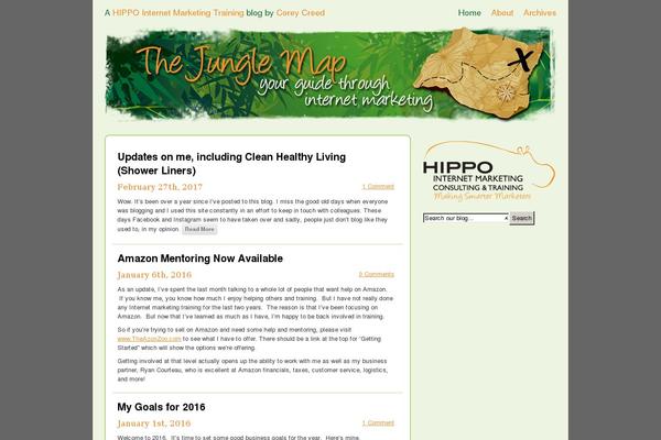 thejunglemap.com site used John Doe's Blog