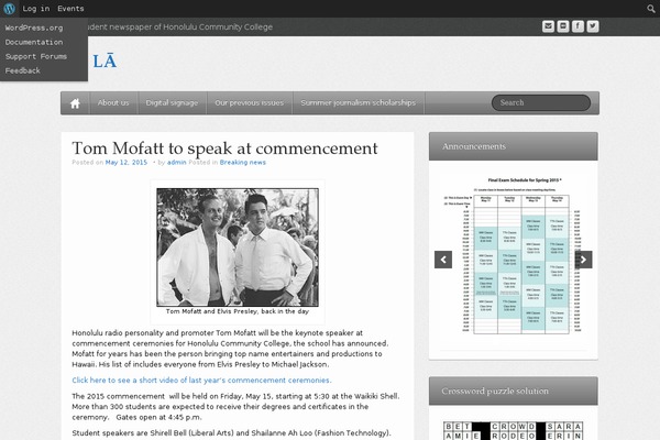 Site using Gabfire Widget Pack plugin