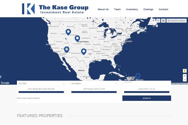 Realty theme site design template sample