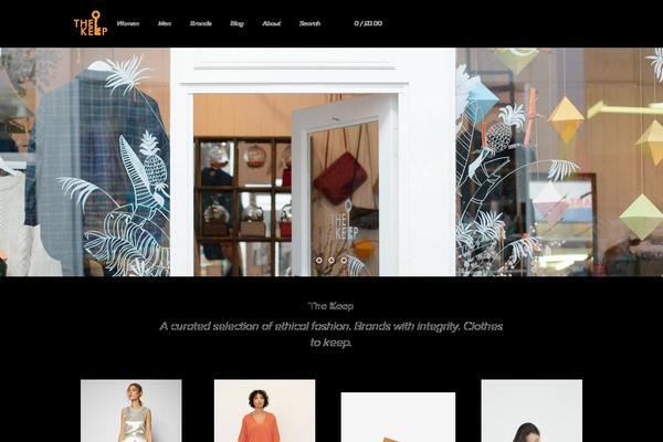 The Fox theme site design template sample