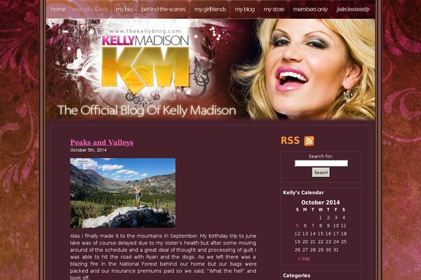 Kelly theme site design template sample