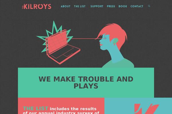 Salient Child theme site design template sample