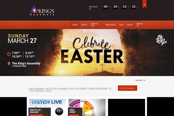 Church-emphasis theme site design template sample