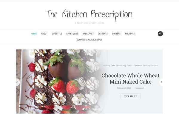 Foodica theme site design template sample