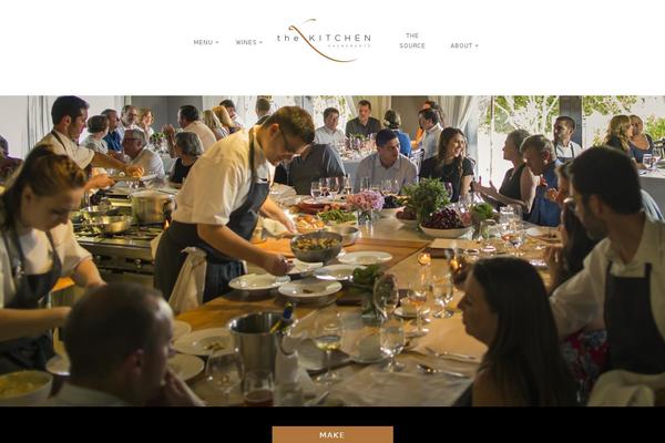 Kitchen theme site design template sample