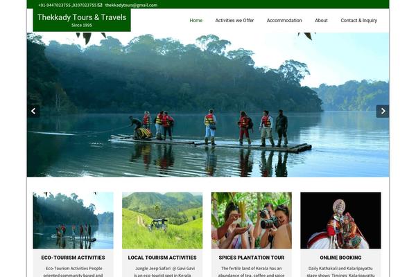 Site using Booking-activities plugin