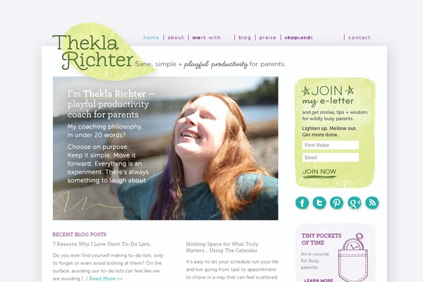 theklarichter.com site used Sixteenjuly