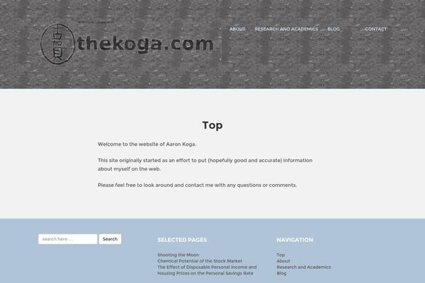 StanleyWP theme site design template sample