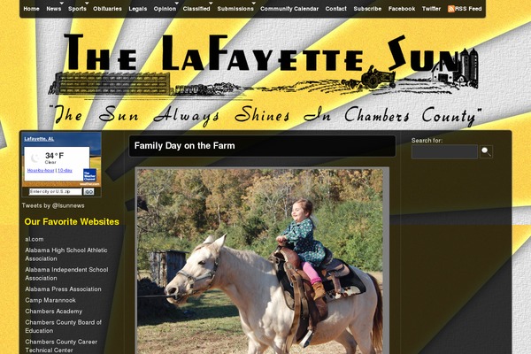 thelafayettesun.com site used Newspaper-plus
