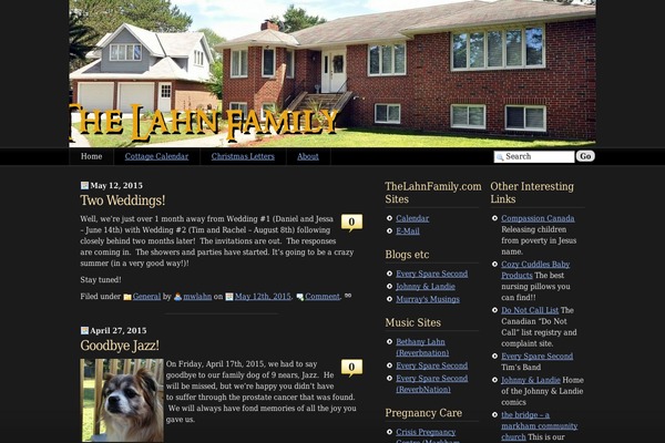thelahnfamily.com site used Apace