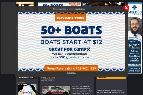 thelakewoodscoop.com site used Newspaperchildtheme