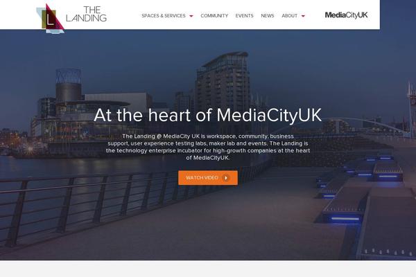 thelanding.org.uk site used The-landing