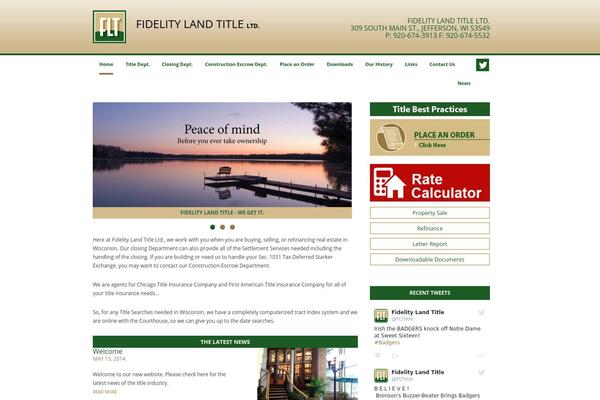 Site using Really Simple Twitter Feed Widget plugin
