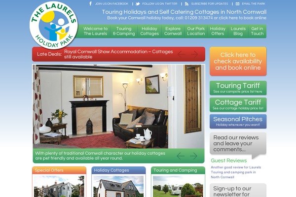 thelaurelsholidaypark.co.uk site used Laurels-hp