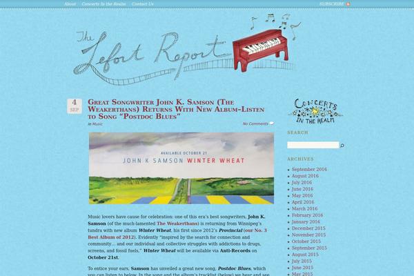 thelefortreport.com site used The-essayist