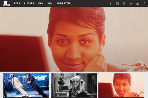 Legacy theme site design template sample