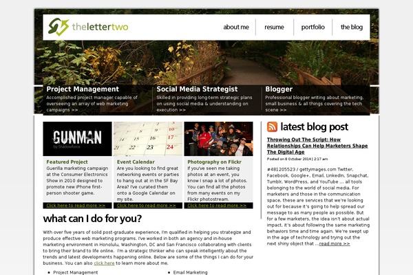 thelettertwo.com site used Raft