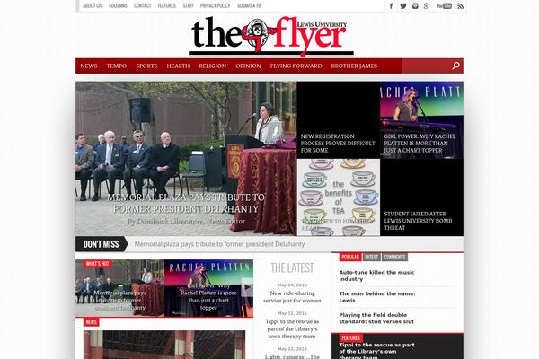 Avid-magazine theme site design template sample