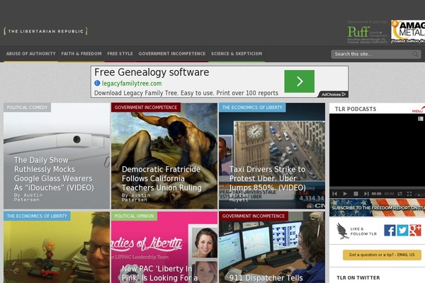 Site using Penci-pennews-review plugin