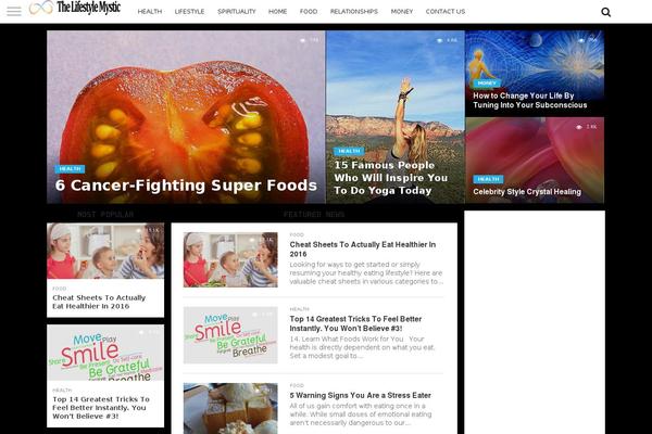 thelifestylemystic.com site used Flex Mag