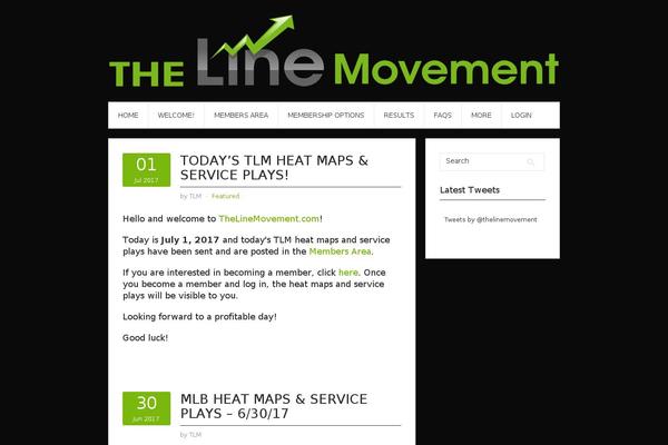 Contango theme site design template sample