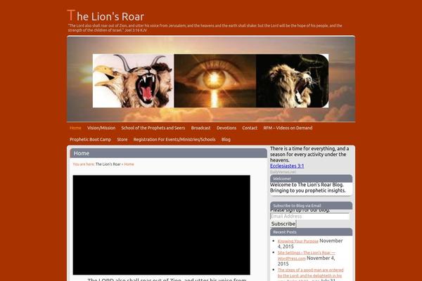 Site using Bible Verse of the Day plugin