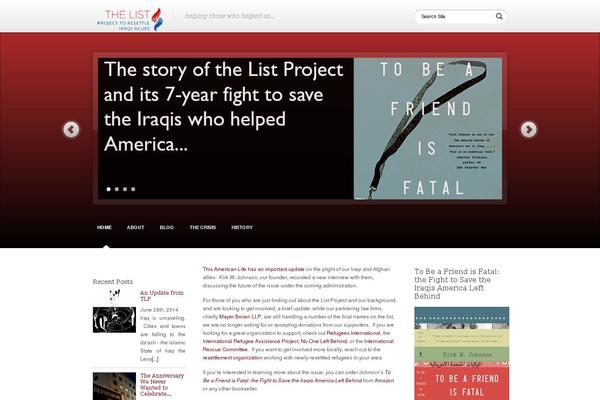 thelistproject.org site used Aid