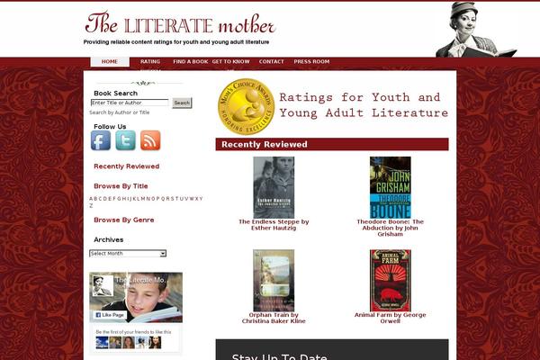 theliteratemother.org site used Vibrantveronica
